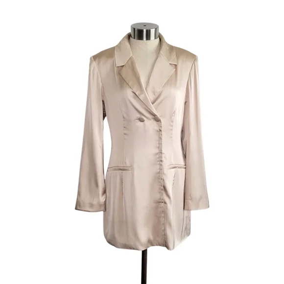 knee length dresses for ladies Satin Blazer Mini Dress | Work To Play Dress | Cute Dresses  MOD&SOUL